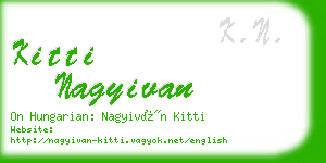 kitti nagyivan business card